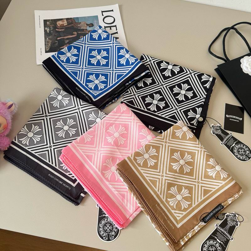 Chrome hearts silk scarf hm